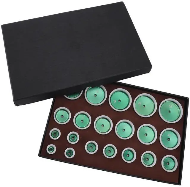 Main image of 20Pcs Watch Press Die Kit, 20 to 58mm Watch Back Case Closer Dies Set, Sturdy Metal and ABS Watch Repair Dies for Installing Crystals Replacing Batteries with Ergonomic