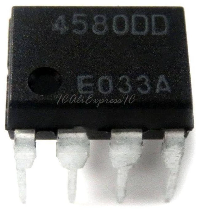 Main image of 5pcs/lot NJM4580D NJM4580 4580D DIP-8