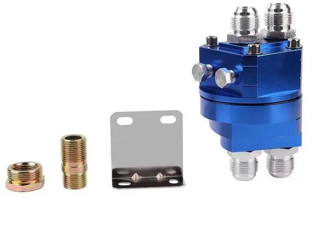 Main image of Oil Filter Relocation Adapter Kit, M20 Oil Filter Adapter with 3/4X16 and M20X1.5 Threads, Aluminum Alloy Oil Cooler Relocation Fitting for Multiple Car