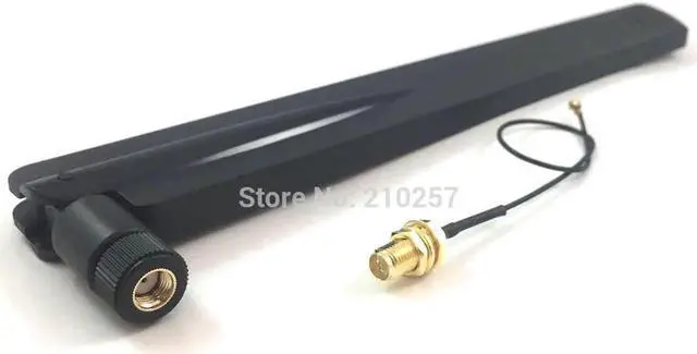 Main image of 2.4ghz PC Wifi Antenna 18dbi Indoor Omnidirectional rp-Sma Male Connector +15cm U.FL Mini PCI to RP-SMA Female Pigtail Cable