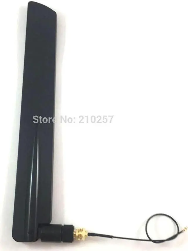 Alt view image 2 of 4 - 2.4ghz PC Wifi Antenna 18dbi Indoor Omnidirectional rp-Sma Male Connector +15cm U.FL Mini PCI to RP-SMA Female Pigtail Cable