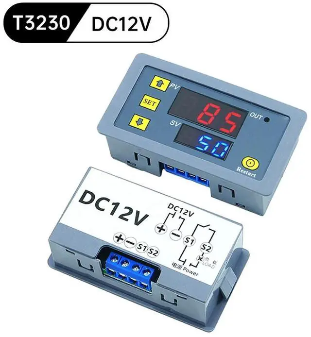 Main image of T3230 Digital Cycle Timer Relay(DC12V)