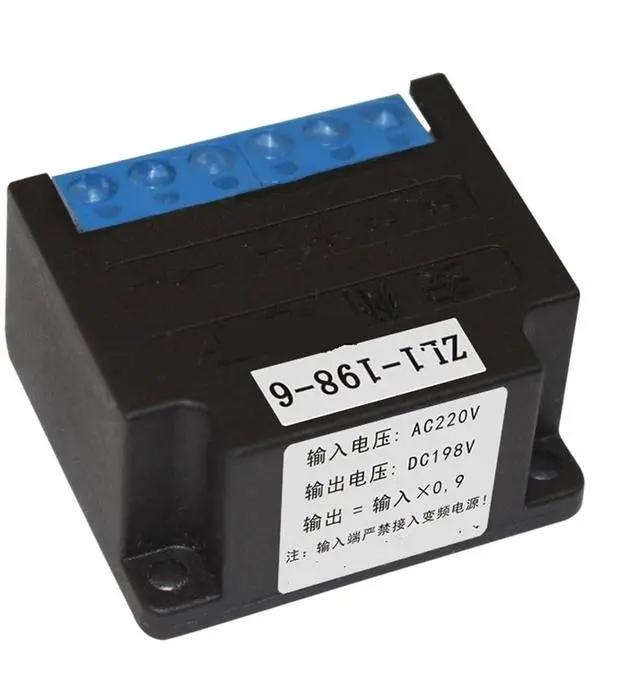 Alt view image 2 of 2 - 1pc 6 Terminal Bandgap Rectifier Power Brake ZL1-198-6 Motor Holding Supply AC220V