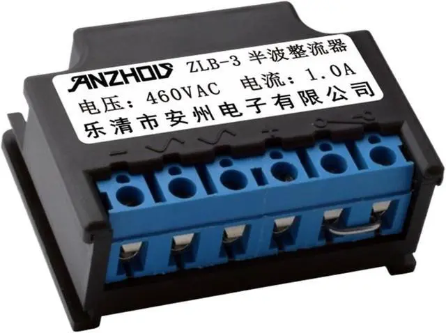 Alt view image 2 of 2 - 1PCS ZLB-3 Half-Wave Rectifier 460VAC 1a Motor Brake Rectifier Rectifier Device
