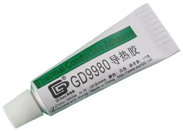 Main image of 10g Thermal Paste GD9980 Thermally Conductive Adhesive Heat-conducting Glue Heatsink Plaster Thermal Heat Sink Glue