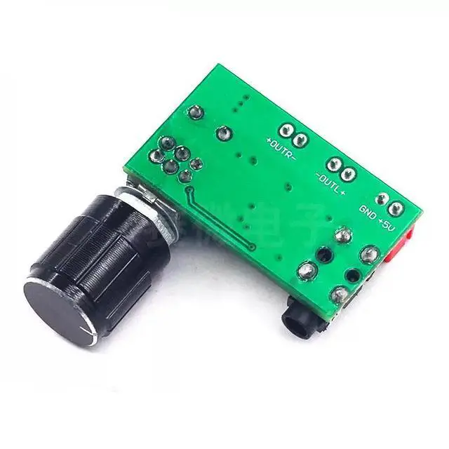 Alt view image 2 of 2 - XH-A157 Digital Audio Amplifier Board Pam8403 with Volume Knob Aux Input Usb5v Power Supply Dual 3W Output