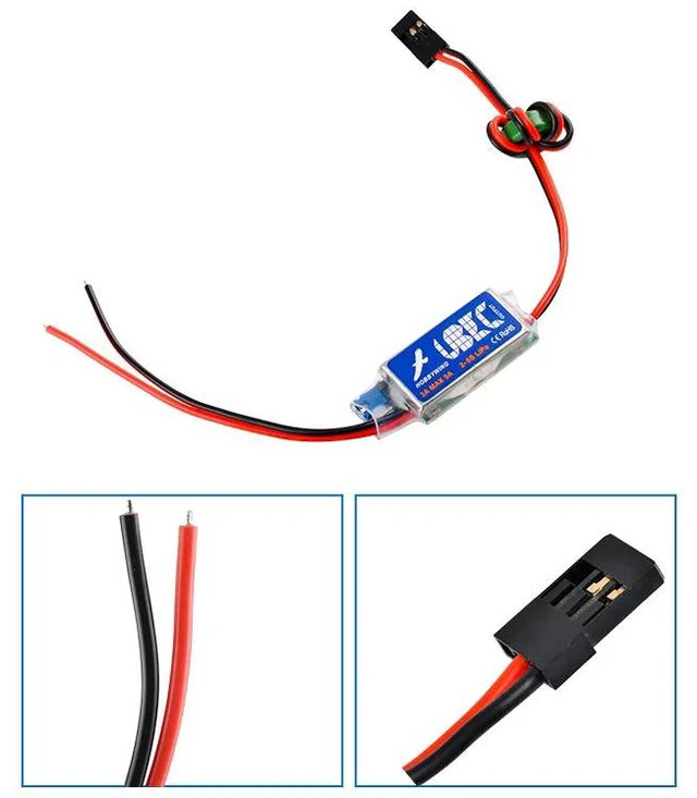 Alt view image 4 of 5 - 5V / 6V RC UBEC 3A Max 5A Lowest RF Noise BEC Full Shielding Antijamming Switching Regulator