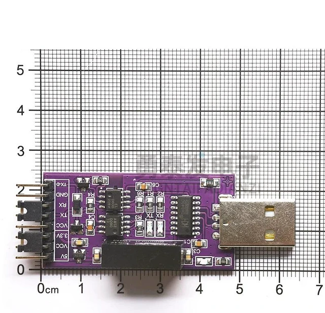 Alt view image 2 of 3 - 1PCS Optically Isolated USB to Serial Port 5V 3.3V optically Isolated USB to TTL Serial Port CH340 UART