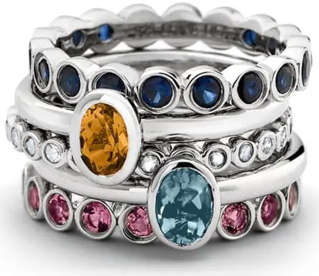 Alt view image 2 of 6 - 2/5 Carat (ctw) Solitaire Oval Citrine Ring in Sterling Silver