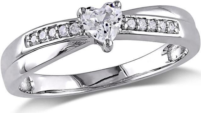 1 CT Heart Cut White Sapphire Diamond 925 Sterling Silver Wedding Hear –  atjewels.in