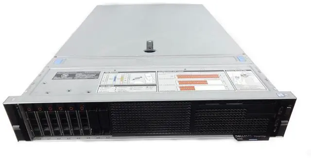 Main image of Dell Poweredge R740 8x2.5 20Core Server 2xSilver 4114 2.2GHZ 64GB DDR4 2400 RAM 6x1.2TB 12G SAS 10K PERC H730P Redundant Power Supplies