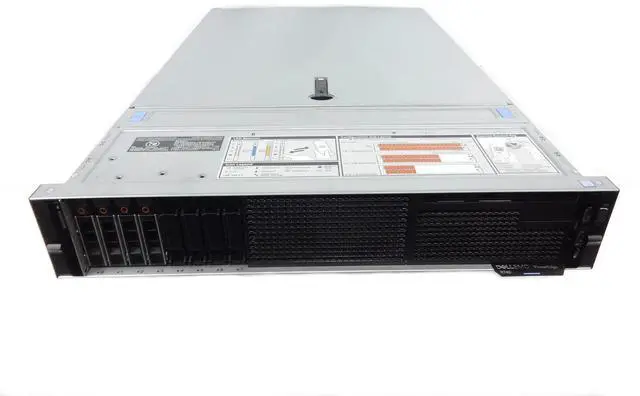 Main image of Dell Poweredge R740 8x2.5 24Core Server 2x 64GB DDR4 2133 RAM 4x960GB MU 12G SAS SSD PERC H730P Redundant Power Supplies