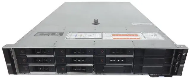 Main image of Dell Poweredge R740XD 12LFF 4SFF(Rear) 12Core Server 2xGold 6128 3.4GHZ 128GB DDR4 2133 RAM 8x PERC H730P Redundant Power Supplies