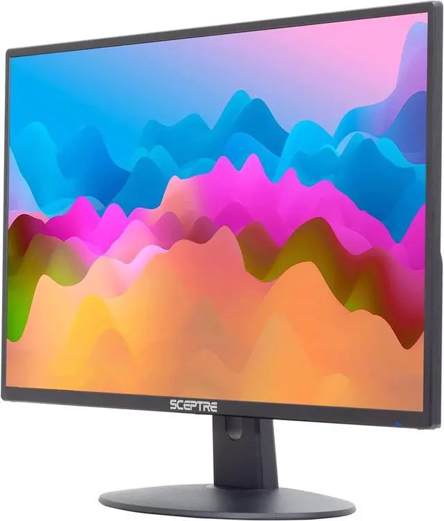 Alt view image 3 of 14 - sceptre e249w-19203r 24-inch fhd led gaming monitor 2x hdmi vga 75hz build-in speakers, machine black