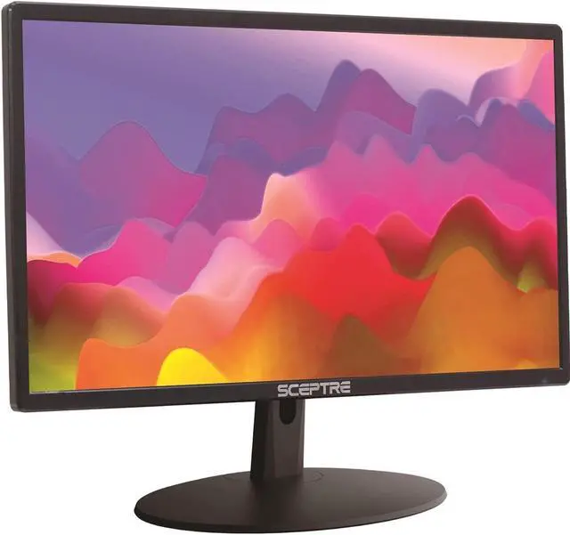 Alt view image 8 of 8 - Sceptre 20 in LED Monitor Build-in Speakers, Wall Mount Ready E205W-16003RTT