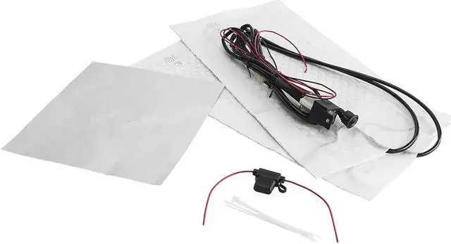 Alt view image 4 of 4 - Crimestopper Universal Dual Electronic Temperature Heated Seat Kit - Carbon Fiber HSK150