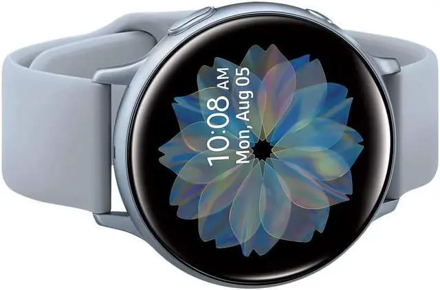 Alt view image 6 of 14 - Samsung Galaxy Watch Active2 (44mm), Cloud Silver (Bluetooth) - Wrist - Accelerometer, Barometer, Gyro Sensor, Heart Rate Monitor, Ambient Light Sensor - Heart Rate, Steps Taken, Calories Burned, ...