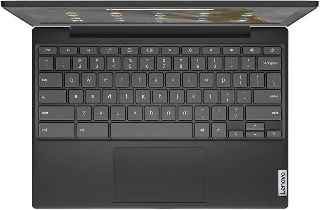 Alt view image 9 of 10 - Lenovo IdeaPad 3 11 Chromebook 11.6" Laptop, 11.6" HD (1366 x 768) Display, Intel Celeron N4020 Processor, 4GB LPDDR4 RAM, 64GB eMMC Storage, Intel UHD Graphics 600, Chrome OS, 82BA0003US, Onyx Black
