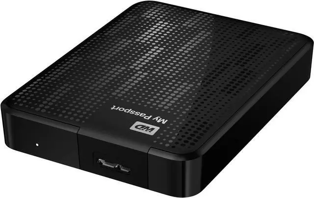Alt view image 4 of 6 - WD My Passport 2TB USB 3.0/USB 2.0 2.5" Portable Hard Drive WDBY8L0020BBK-NESN Black