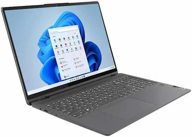 Alt view image 7 of 10 - Lenovo Flex 5 Laptop Intel Core i7-1255U 3.50 GHz 16GB RAM 512GB SSD 16" 2.5K 2560x1600 Windows 11 Home 82R80002US GRAY