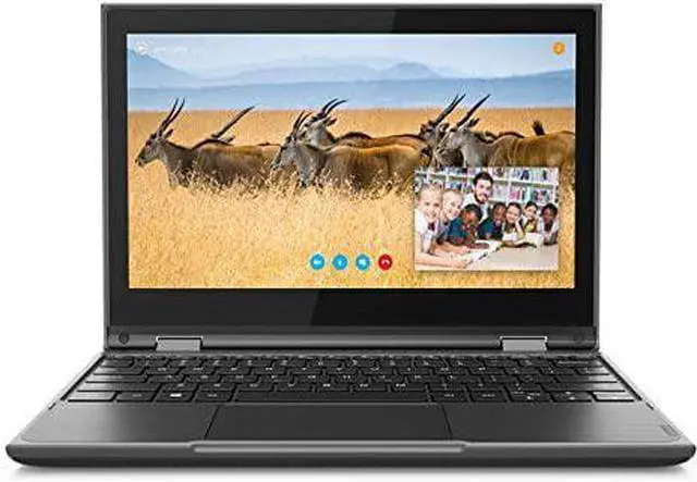 Alt view image 12 of 15 - Lenovo 300e Windows 2nd Gen 81M90001US 11.6" Touchscreen LCD 2 in 1 Notebook - Intel Celeron N4100 Quad-core (4 Core) 1.10 GHz - 4 GB LPDDR4 - 64 GB Flash Memory - Windows 10 Pro 64-bit (English) - 1366 x 768 - In-plane Switching (IPS) T...