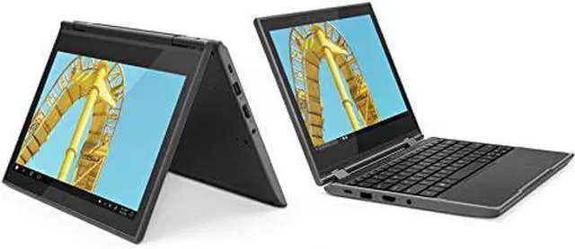 Alt view image 14 of 15 - Lenovo 300e Windows 2nd Gen 81M90001US 11.6" Touchscreen LCD 2 in 1 Notebook - Intel Celeron N4100 Quad-core (4 Core) 1.10 GHz - 4 GB LPDDR4 - 64 GB Flash Memory - Windows 10 Pro 64-bit (English) - 1366 x 768 - In-plane Switching (IPS) T...