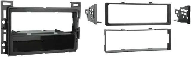 Alt view image 13 of 15 - Metra 99-3302 Metra gm/pontiac/ saturn din dash kit with pocket