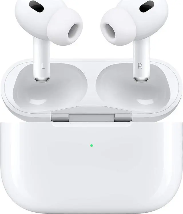 Alt view image 2 of 9 - Apple AirPods Pro (2nd generation) MagSafe Charging Case MQD83AM/A - White