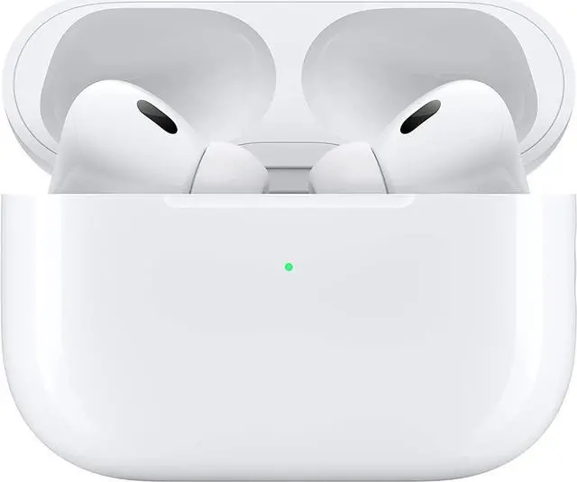 Alt view image 3 of 9 - Apple AirPods Pro (2nd generation) MagSafe Charging Case MQD83AM/A - White