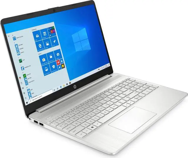 Alt view image 3 of 5 - HP 15.6" HD Touch Screen laptop (AMD Ryzen 7-5700U, 12GB RAM, 256GB SSD, Windows 11) - Natural silver (4W2K4UA)