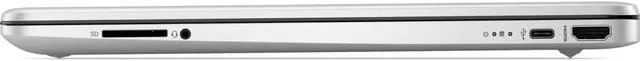 Alt view image 5 of 5 - HP 15.6" HD Touch Screen laptop (AMD Ryzen 7-5700U, 12GB RAM, 256GB SSD, Windows 11) - Natural silver (4W2K4UA)