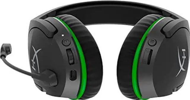 Alt view image 12 of 20 - HyperX CloudX Stinger Core - Wireless Gaming Headset (Black-Green) - Xbox