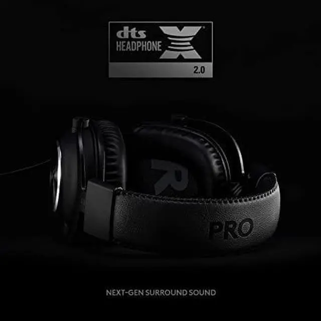 Alt view image 19 of 20 - Logitech PRO X 981-000817 Wired Over-the-Ear Gaming Headset Black