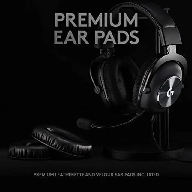 Alt view image 20 of 20 - Logitech PRO X 981-000817 Wired Over-the-Ear Gaming Headset Black