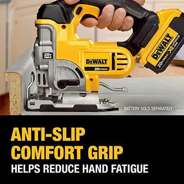 Alt view image 11 of 12 - Dewalt DCS331B 20V MAX Variable Speed Lithium-Ion Cordless Jig Saw (Tool Only)