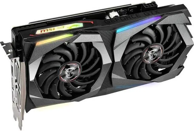 Alt view image 3 of 4 - MSI GAMING GeForce GTX 1660 Ti 6GB Graphics Card GTX-1660-TI-GAMING-6G - Black