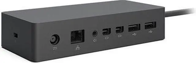 Alt view image 11 of 13 - Microsoft Surface Dock (PD9-00003) in Black with Surface Connect Cable for Surface Go, Surface Laptop, Surface Laptop 2, Surface Pro, Surface Pro 3, Surface Pro 4, Surface Pro 6, Surface Book, and