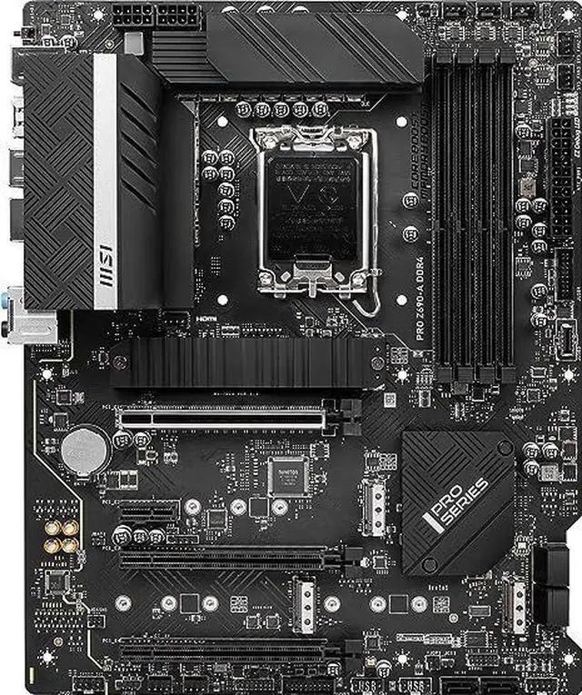 Alt view image 7 of 9 - MSI PRO Z690-A DDR4 Intel LGA 1700 Motherboard