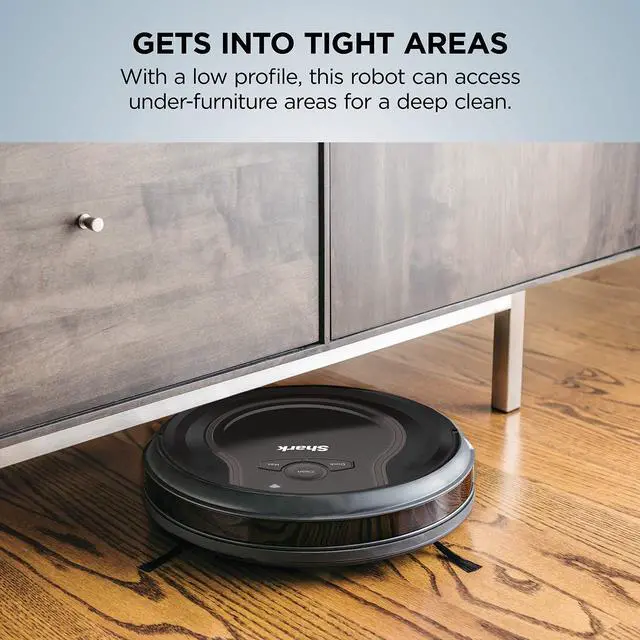 Alt view image 5 of 5 - Shark ION Robot Vacuum for Carpet AV751 - Black