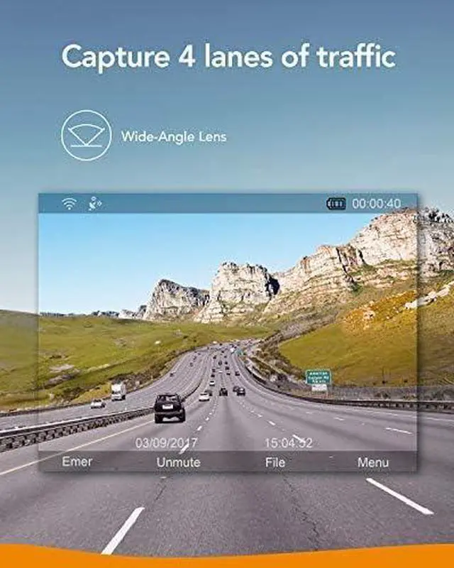 Alt view image 4 of 5 - Roav DashCam S1 by Anker Full HD 1080p Resolution 60 fps AK-R2122011 black