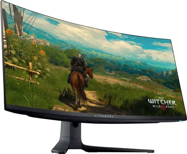 Alt view image 2 of 5 - Alienware AW3423DWF 34" Quantum Dot OLED Curved Ultrawide Gaming Monitor