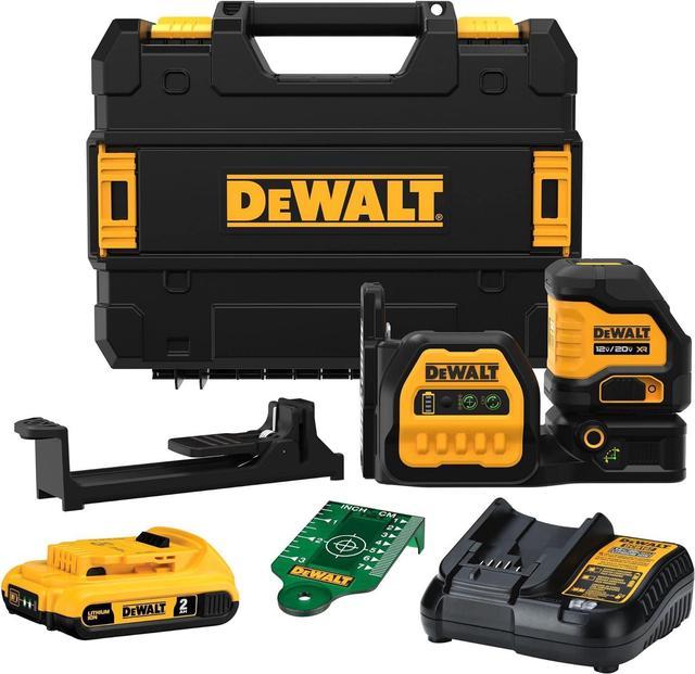 Refurbished DEWALT 20V 12V MAX Laser Level Kit Green Cross Line