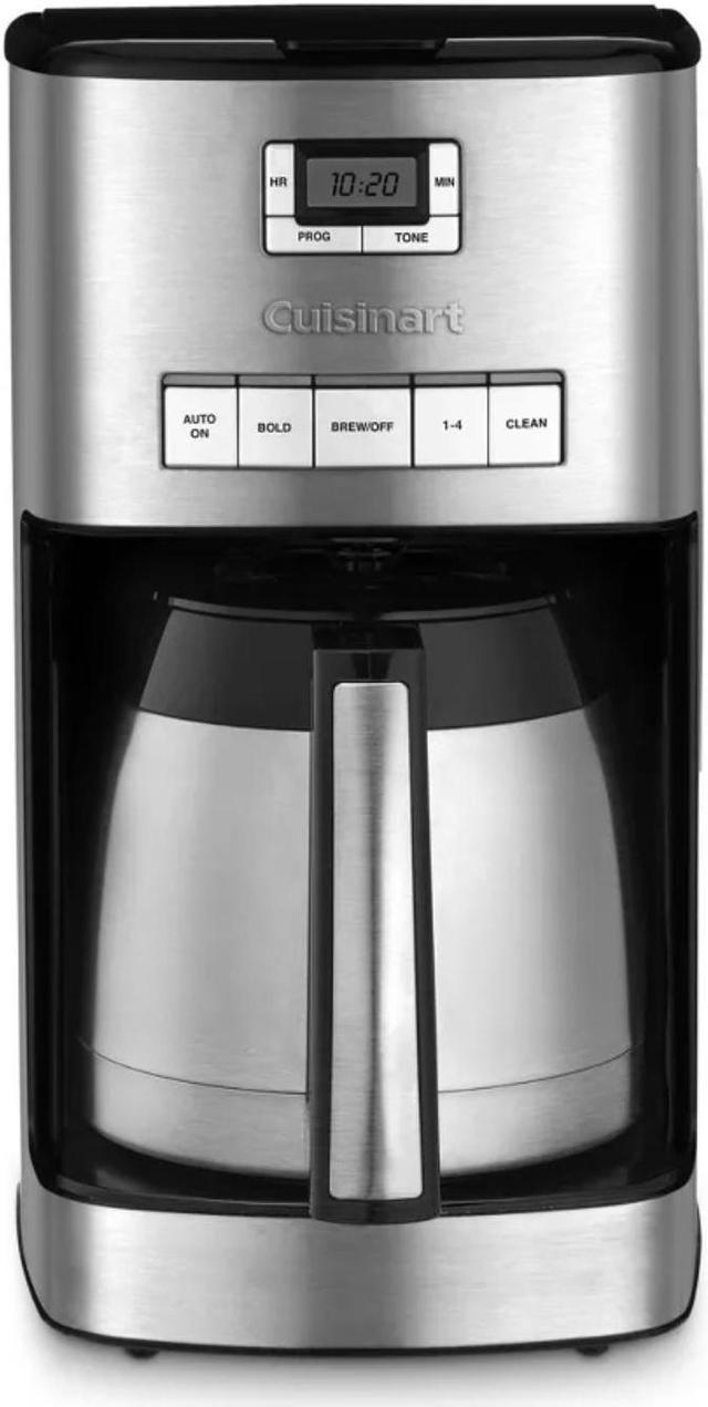 Restored Cuisinart 4 Cup Coffee Maker with Stainless Steel Carafe  (Refurbished) 