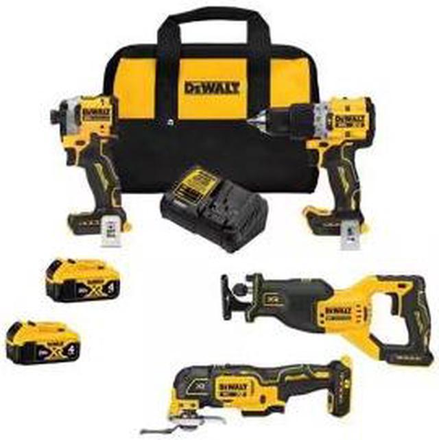 Refurbished DEWALT 20V MAX Lithium Cordless Brushless 4 Tool