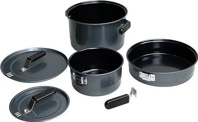Main image of Coleman 6 Piece Family Cookware Set 2157601 - Black