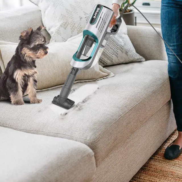 Alt view image 3 of 5 - SHARK HZ251 Ultralight Corded Stick Vacuum - Blue/White