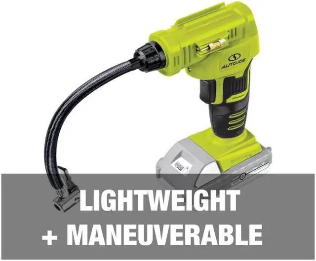 Alt view image 2 of 5 - Sun Joe 24V-AJC1-LTE-P1 24-Volt IONMAX Cordless Portable Air Compressor Kit