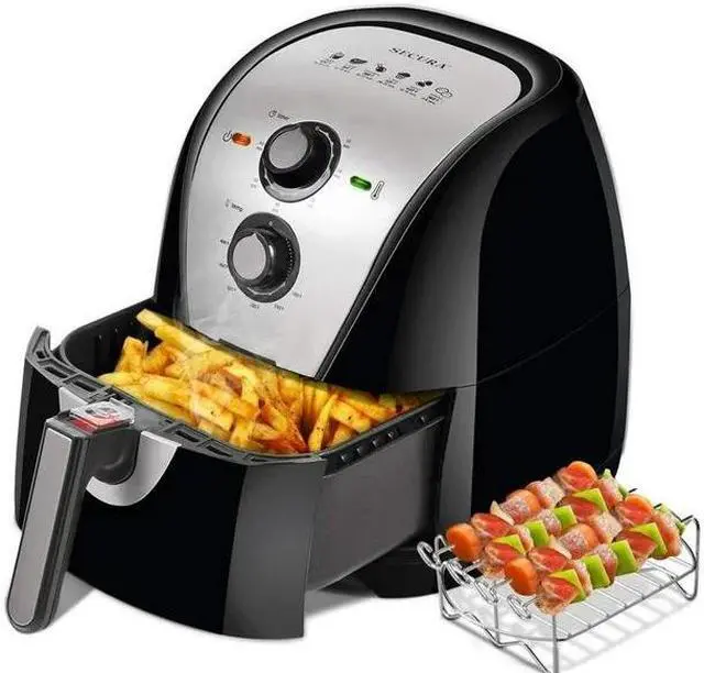 Alt view image 6 of 7 - Secura Air Fryer XL 5.3 Quart 1700-Watt Electric Hot Air Fryers TXG-DS16