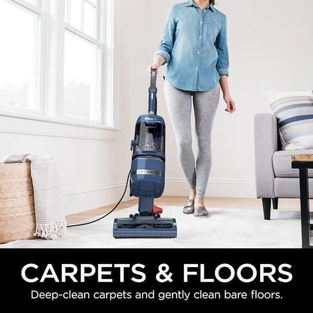 Alt view image 4 of 5 - Shark LA301 Navigator ADV Lift-Away Upright Corded Vacuum - BLUE