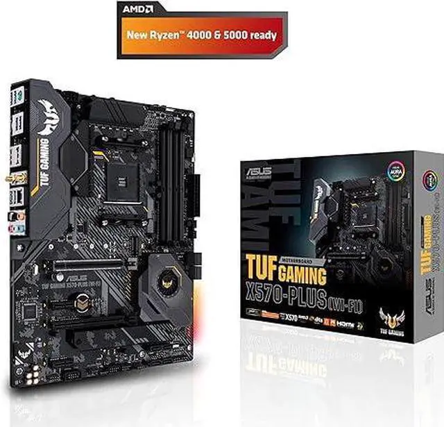 Alt view image 9 of 11 - ASUS TUF GAMING X570-PLUS WI-FI AMD Socket X570 AM4 ATX M.2 Desktop Motherboard
